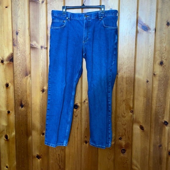 Carhartt relaxed fit jeans size 38x30 blue jeans men’s pants outdoor workwear - Picture 2 of 5
